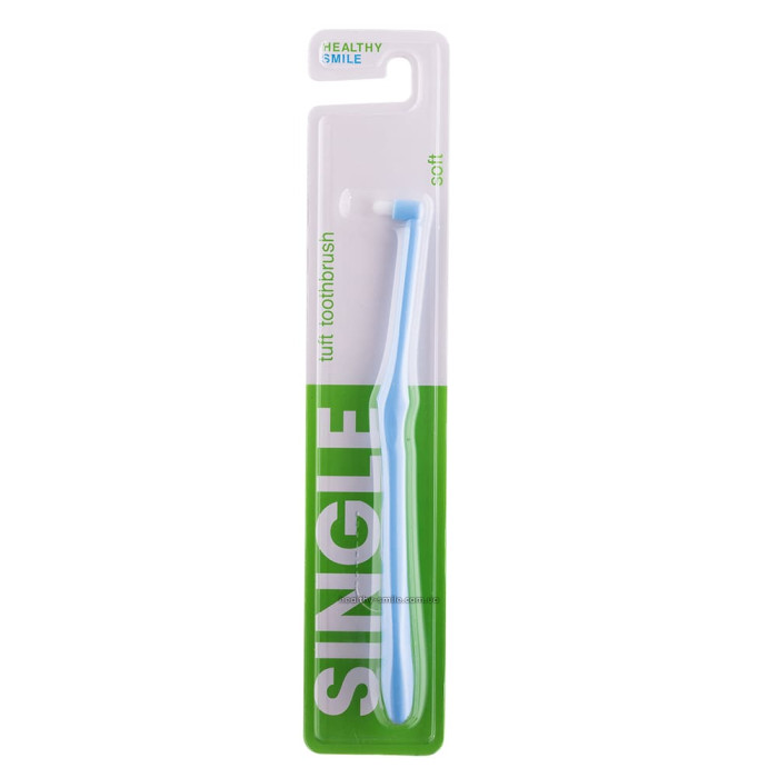 Healthy Smile Tuft монопучковая зубная щетка, Голубая